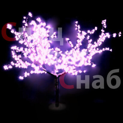 Светодиодное дерево "Сакура". Розовая. 3 м.