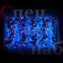 Гирлянда на деревья "Спайдер 5х20м". Синяя+Белая. Мерцающая